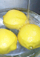 フレッシュレモンの洗い方
